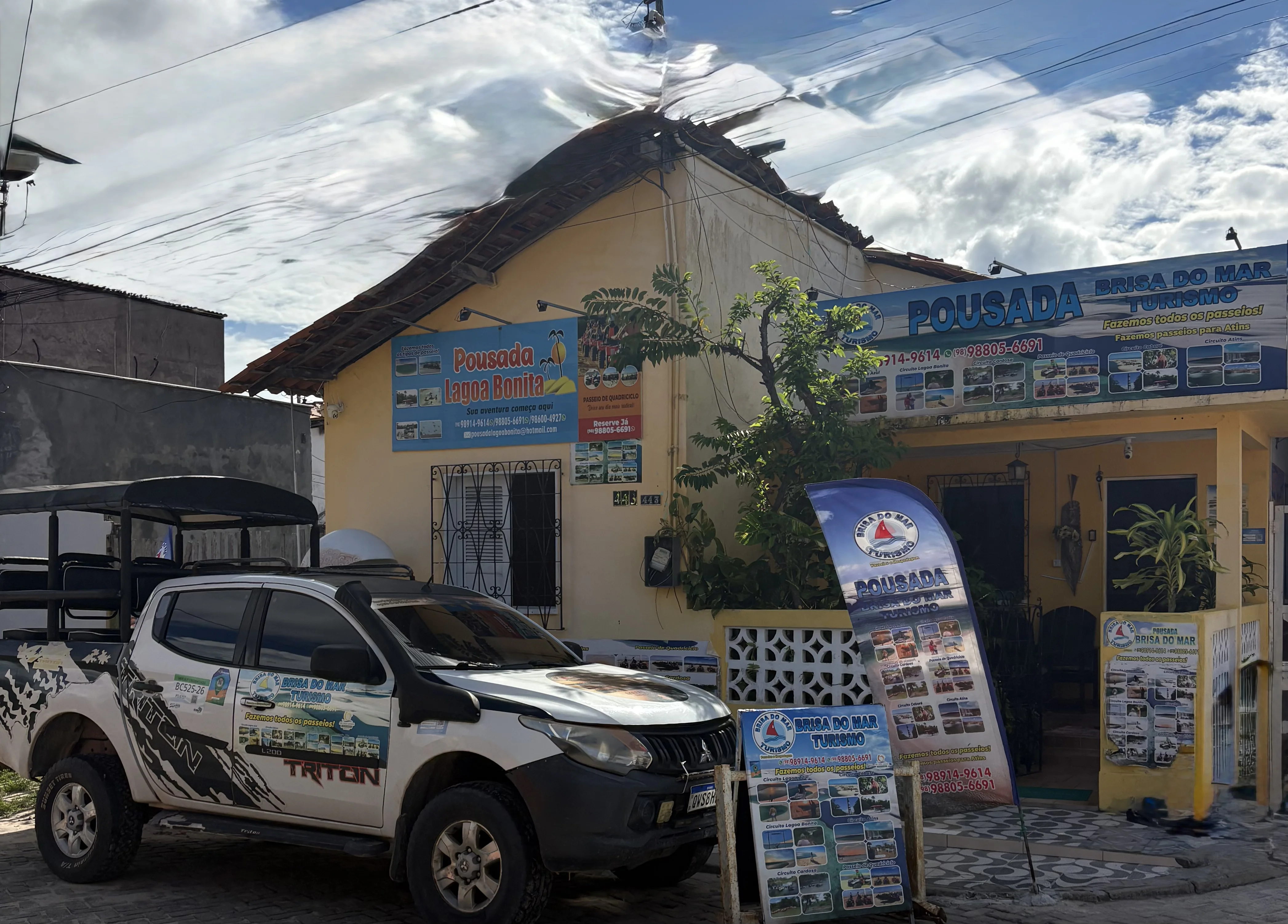 Área externa da Pousada Brisa do Mar Turismo em Barreirinhas